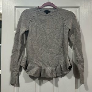 Ann Taylor wool peplum sweater